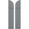 Ekena Millwork Americraft 3-Board (2 Batten) Wood Joined Board-n-Batten Shutters w/ Arch Top, ARW101BQ311X77CHH, PR ARW101BQ311X77CHH - alternate 1